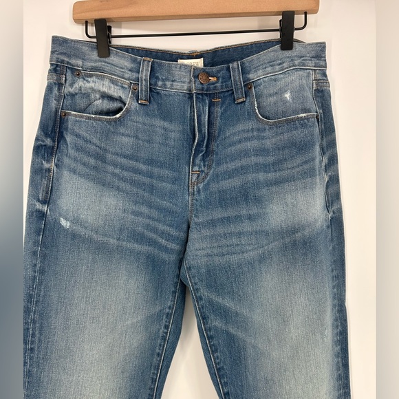 "NWT" J.Crew Women's Boyfriend Cotton Blue Jeans In Size 28 - Picture 7 of 11